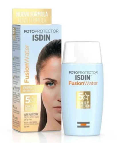ضد آفتاب بی رنگ فیوژن واترSPF 50 حجم 50 میل