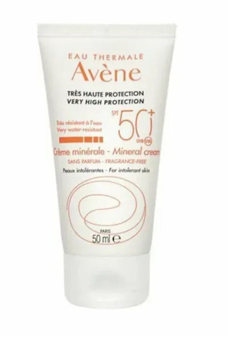 کرم ضد آفتاب مینرال انواع پوست SPF 50 حجم ۵۰ میل
