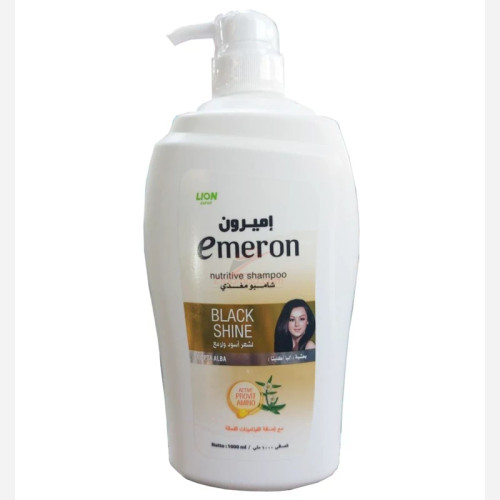 شامپو مشکی مدل black shine حجم 1000 میل