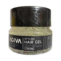 ژل موی حالت دهنده آگیوا 02 سفید مدل Strong حجم 700 میل