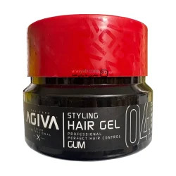 ژل مو آگیوا Agiva 04 درب قرمز مدل گام Gum حجم 700 میل