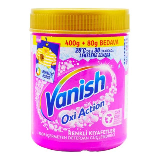 پودر لکه بر ونیش VANISH مدل Oxi Action وزن 80+400 گرم